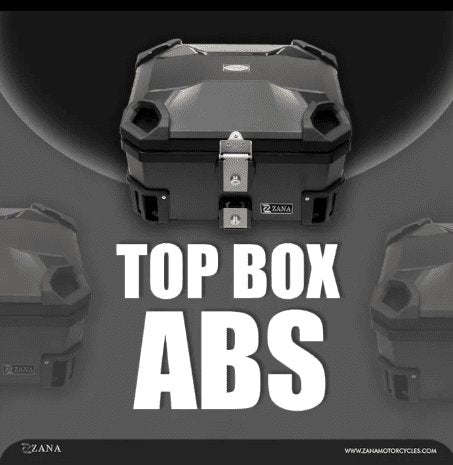 Zana Universal Top Box Plasitc (50 Litre) R-Flat Black ZI-TB-021