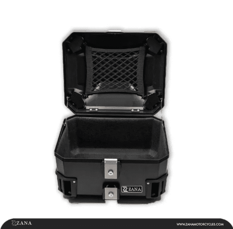 Zana Universal Top Box Plasitc (50 Litre) R-Flat Black ZI-TB-021