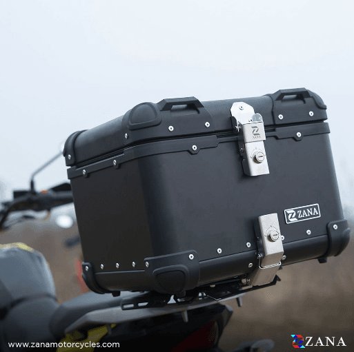 ZANA - Universal Top Box Aluminium (45Ltr) R-flat Black