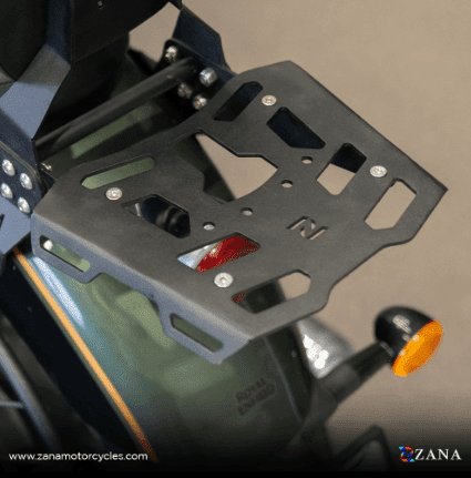 ZANA Top Rack Sheet Metal With Pillion Backrest For Super Meteor 650 ZI-8321B