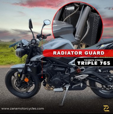 Zana Radiator Guard For Triumph street Triple 765 ZP-111
