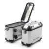 Royal Enfield Silver Aluminum Adventure Panniers