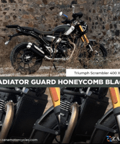 RADIATOR GUARD HONEYCOMB BLACK