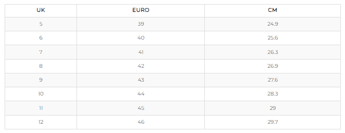 Amaroq Valiant Riding Boots SIZE Chart