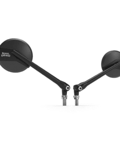 Black Touring Mirrors For RE HIMALAYAN 450