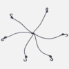 Solace SPIDER REFLECTIVE BUNGEE CORD