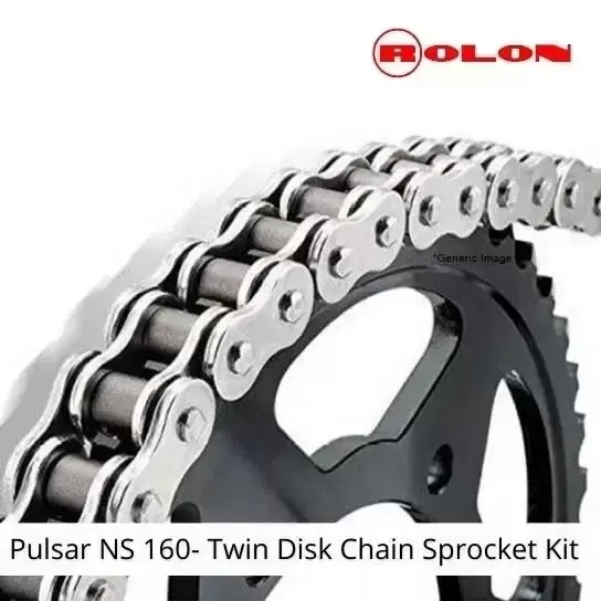 Pulsar NS 160 Twin Disk Chain Sprocket Kit Rolon - Sapmotors