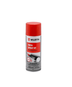 WURTH High Temperature Paint Matt Black Spray 300ML Riders Junction 1