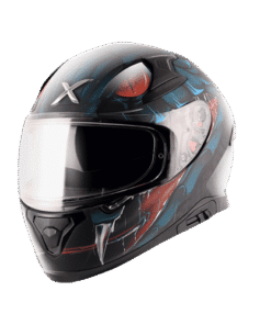 Apex Venomous Helmet Black Blue Glossy