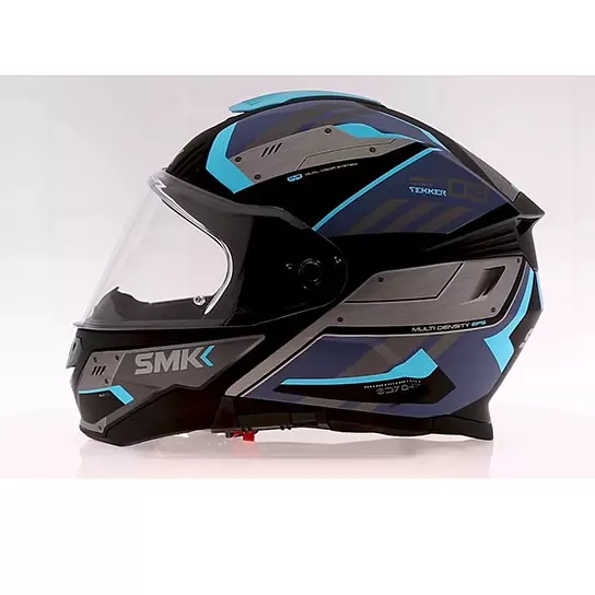 SMK Helmets - Gullwing - Tekker - Matt Black Orange White - Dual