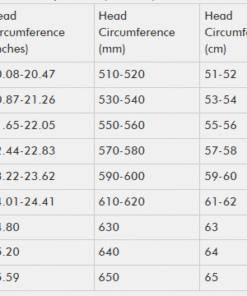 smk helmets size chart
