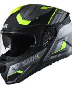 SMK Gullwing Tekker Gloss Green Black Helmet MA264