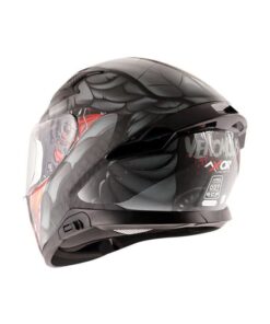 apex venomous dv black gloss grey helmet 2