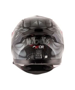 apex venomous dv black gloss grey helmet 3