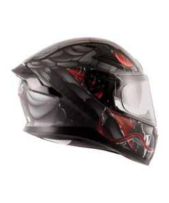 apex venomous dv black gloss grey helmet 4