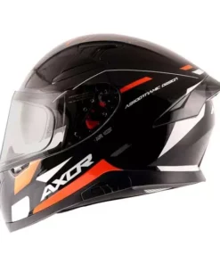 axor apex turbine gloss full face helmet black orange 1