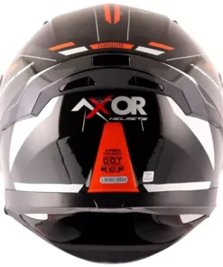 axor apex turbine gloss full face helmet black orange 2