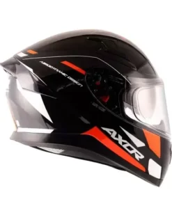 axor apex turbine gloss full face helmet black orange 3