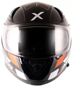 axor apex turbine gloss full face helmet black orange 5