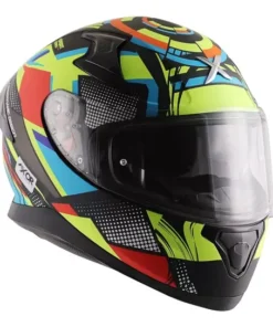 axor apex vivid matt helmet black flu yellow 4