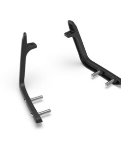 Black Passenger Backrest Mounts for Royal Enfiled KXA00094 Riders Junction 2