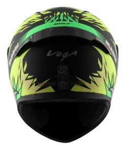 Bolt Bunny Dull Black Neon Yellow Helmet Riders Junction 1 1