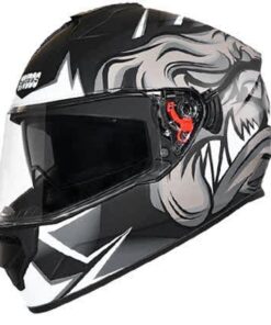 STUDDS DRIFTER D1 DECOR MATT BLACK N4 HELMET Riders Junction
