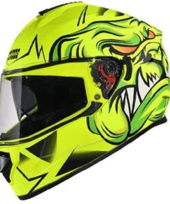 STUDDS DRIFTER D1 DECOR MATT YELLOW N5 HELMET Riders Junction