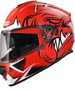 STUDDS DRIFTER D1 DECOR RED N2 HELMET Riders Junction