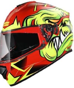 STUDDS DRIFTER D1 DECOR RED N5 HELMET Riders Junction 1