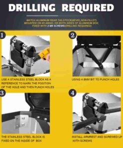 Top Box Arm Rest Foldable Universal