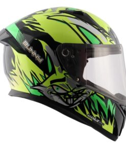 Vega Bolt Bunny Black Neon Yellow Helmet Riders Junction