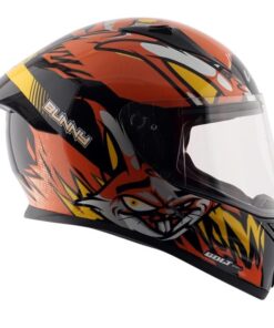 Vega Bolt Bunny Black Orange Helmet Riders Junction 2