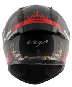 Vega Bolt Bunny Black Red Helmet Riders Junction 1