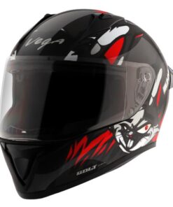 Vega Bolt Bunny Black Red Helmet Riders Junction