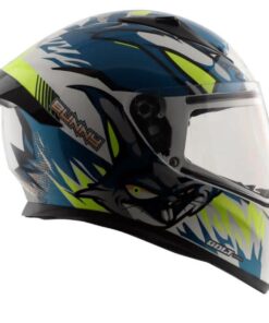Vega Bolt Bunny White Blue Helmet Riders Junction 1