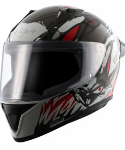 Vega Bolt Bunny White Red Helmet Riders Junction 2