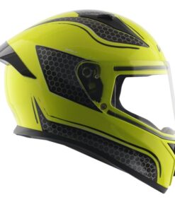 Vega Bolt Hyper Neon Yellow Black Helmet Riders Junction 2