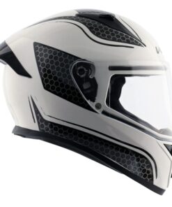 Vega Bolt Hyper White Black Helmet Riders Junction 2 1