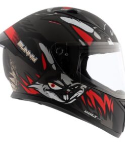 Vega Bolt Matt Black Red Helmet Riders Junction 2