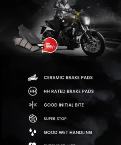 Vesrah Kawasaki Versys 1000 Brake Pad Front and Rear Ceramic Riders Junction