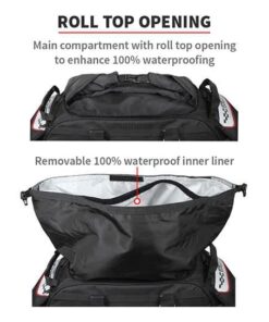 viaterra claw mini 48l waterproof tail bag 13