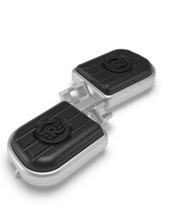 Silver Deluxe Footpegs for Meteor 350