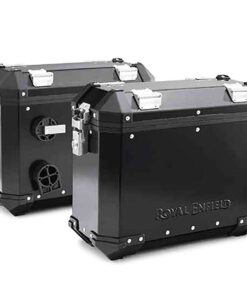 Royal Enfield Black Adventure Panniers