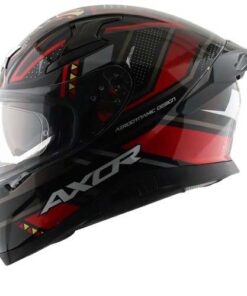 AXOR Apex Tiki Helmet Black Red Glossy