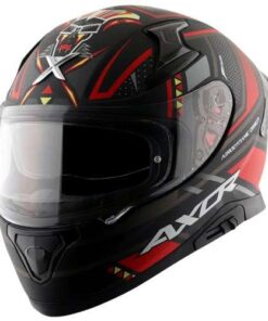 AXOR Apex Tiki Helmet Dull Black Red