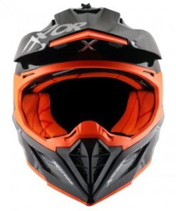 AXOR Off Road Helmet Matt Black Orange