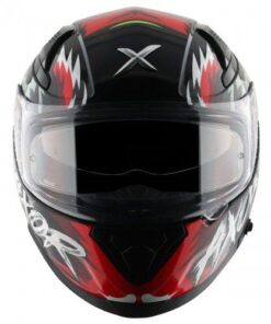 Apex Falcon Mens Helmet Matt Black Red