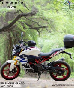 BMW G310R Silver Lower Engine Guard with Puck