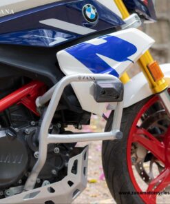 BMW G310R Silver Lower Engine Guard with Puck